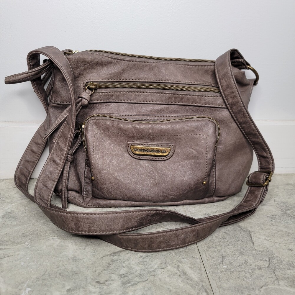 Stone Mountain Smokey Mountain Solid Double Top Zip Hobo